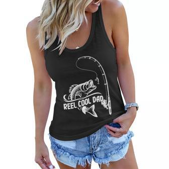 Fathers Day Gift Fathers Dad Daddy Fishing Reel Cool Dad Cute Gift Women Flowy Tank - Thegiftio UK