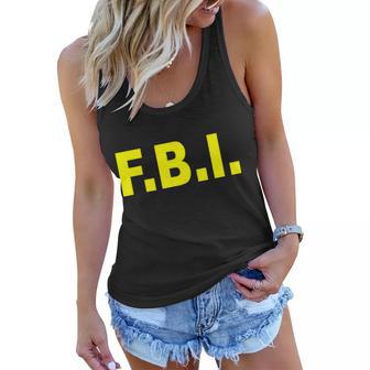 FBI Fbi Federal Agent Logo Tshirt Women Flowy Tank - Monsterry