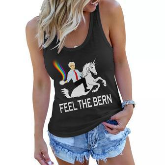 Feel The Magical Bern - Bernie Sanders Women Flowy Tank - Monsterry DE