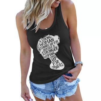 Feminist Empowerment Womens Rights Social Justice March Gift Women Flowy Tank - Monsterry