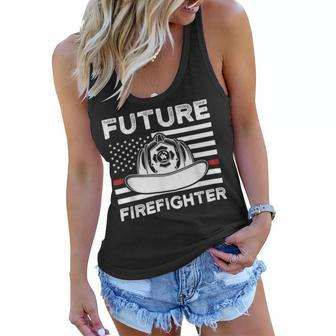 Firefighter Future Firefighter Fireman Clossing V2 Women Flowy Tank - Seseable