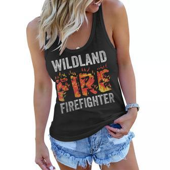 Firefighter Wildland Fire Rescue Department Firefighters Firemen V2 Women Flowy Tank - Seseable