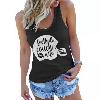 Football Coach Wife Tshirt Women Flowy Tank - Monsterry CA