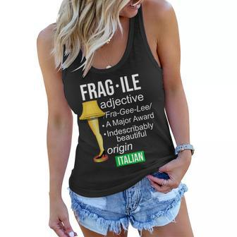 Fragile Adjective Origin Italian A Major Award Women Flowy Tank - Monsterry DE