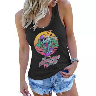 Funny 1980S The Bodacious Period T-Rex Graphic Design Printed Casual Daily Basic Women Flowy Tank - Thegiftio UK