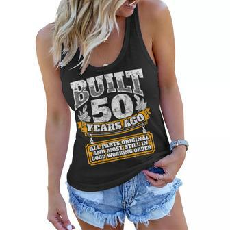 Funny 50Th Birthday Shirt B-Day Gift Saying Age 50 Year Joke Women Flowy Tank - Thegiftio UK