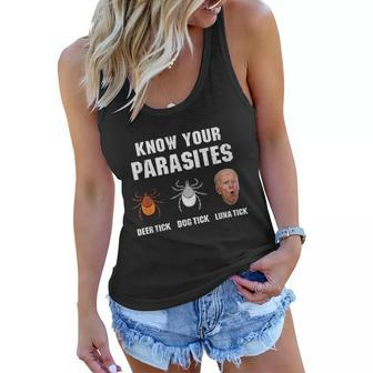Funny Anti Biden Fjb Bareshelves Political Humor President Women Flowy Tank - Monsterry CA