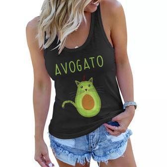 Funny Avogato Cinco De Mayo Gift Cinco De Meow Cat Avocado Gift Women Flowy Tank - Monsterry AU