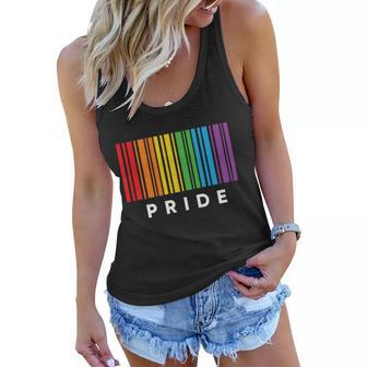 Funny Barcode Gay Pride Lgbt Awareness Pride Month Women Flowy Tank - Monsterry UK