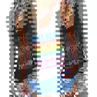 Funny Lgbt Vote As If Your Loved One Is An Immigrant Graphic Design Printed Casual Daily Basic Women Flowy Tank - Thegiftio