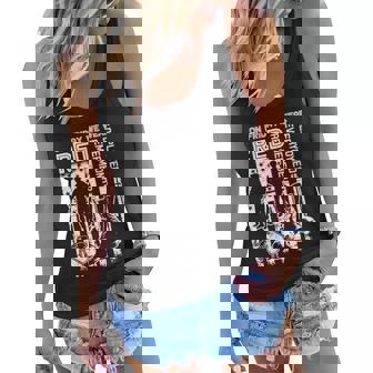 Funny Red Friday Military Gift On Friday We Wear Red Veteran Gift Graphic Design Printed Casual Daily Basic Women Flowy Tank - Thegiftio