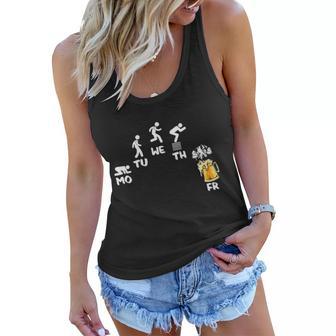 Funny Tenting Campfire Camp Hiking Trekking Camping Gift Women Flowy Tank - Thegiftio