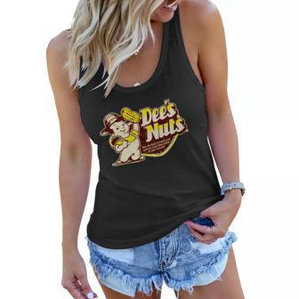 Funny Vintage Dees Nuts Logo Tshirt Women Flowy Tank - Monsterry