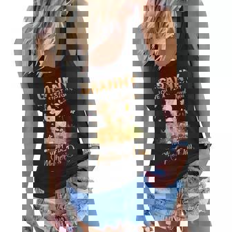 Giraffe Granny Safari Africa Animal Baby First Granny Great Gift Graphic Design Printed Casual Daily Basic Women Flowy Tank - Thegiftio