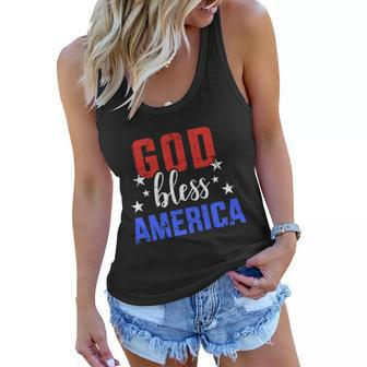 God Bless America For Independence Day On 4Th Of July Pride Gift Women Flowy Tank - Monsterry