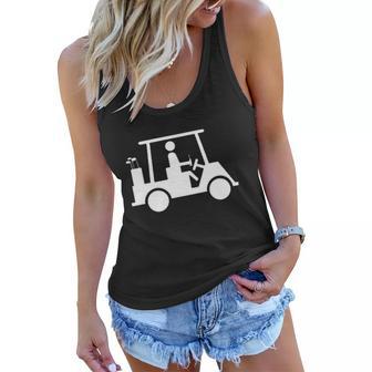 Golf Cart Beer Women Flowy Tank - Monsterry