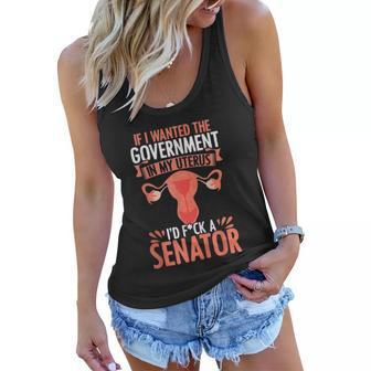 Government In My Uterus Feminist Reproductive Womens Rights Women Flowy Tank - Monsterry AU