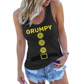 Grumpy Dwarf Halloween Costume Tshirt Women Flowy Tank - Monsterry