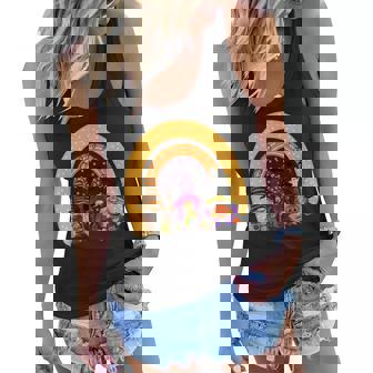 Halloween Gnomes Cute Witch Gnome Thanksgiving Fall Autumn V11 Women Flowy Tank - Thegiftio