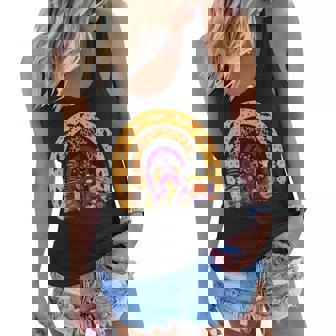 Halloween Gnomes Cute Witch Gnome Thanksgiving Fall Autumn V8 Women Flowy Tank - Thegiftio