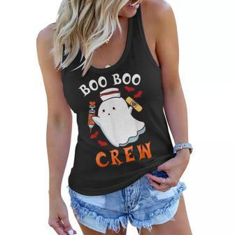 Halloween Nurse Boo Boo Crew Women Flowy Tank - Seseable
