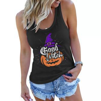 Halloween Scary Witch Mom Sister Or Aunt Bad Good Witch Women Flowy Tank - Seseable