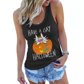Have A Gay Halloween Women Flowy Tank - Thegiftio UK