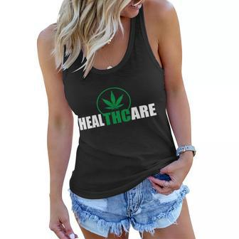 Health Care Thc Weed Tshirt Women Flowy Tank - Monsterry CA