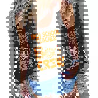 High School Teacher Teacher Halloween Costume With Cutest Pu Women Flowy Tank - Thegiftio