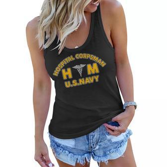 Hospital Corpsman Hm Women Flowy Tank - Monsterry DE