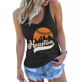 Houston Baseball Team City Women Flowy Tank - Monsterry CA