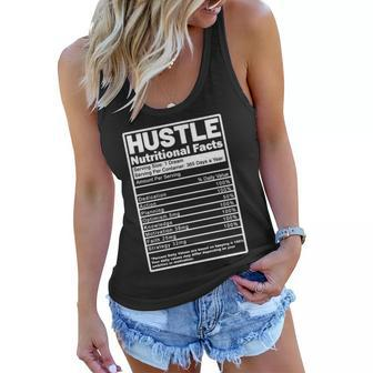 Hustle Nutrition Facts Values Tshirt Women Flowy Tank - Monsterry DE