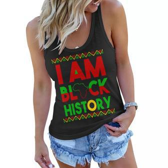 I Am Black History V2 Women Flowy Tank - Monsterry