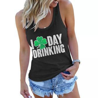 I Clover Day Drinking  Graphic Design Printed Casual Daily Basic Women Flowy Tank