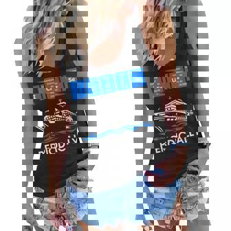 I Cruise Periodically Periodic Funny Cruising Trip Ship Boat Women Flowy Tank - Thegiftio