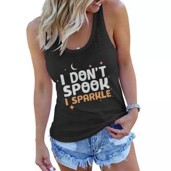 I Dont Spook I Sparkle Halloween Quote Women Flowy Tank - Monsterry CA