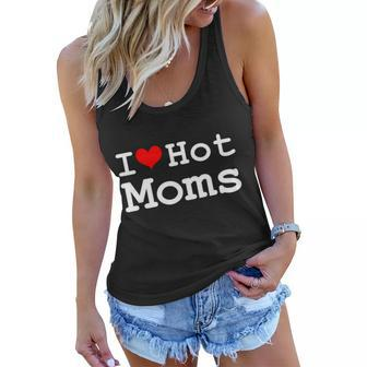 I Heart Hot Moms Women Flowy Tank - Monsterry