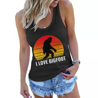 I Love Bigfoot Meaningful Gift Sasquatch Camping Hide And Seek Champion Cool Gif Women Flowy Tank - Monsterry UK