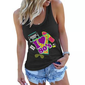 I Love The 80S Eighties Cool Gift Graphic Design Printed Casual Daily Basic Women Flowy Tank - Thegiftio UK