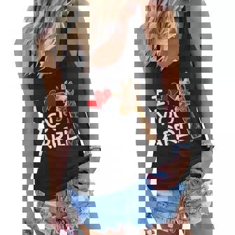 I Love You April The Giraffe Photo T-Shirt Graphic Design Printed Casual Daily Basic Women Flowy Tank - Thegiftio