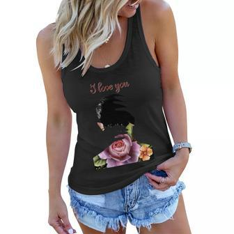 I Love You Love Gifts Gifts For Her Gifts For Him Women Flowy Tank - Monsterry UK