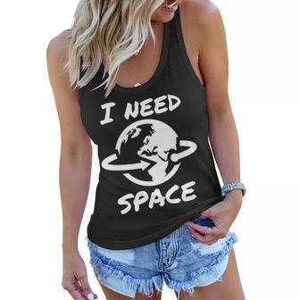 I Need Space V2 Women Flowy Tank - Seseable