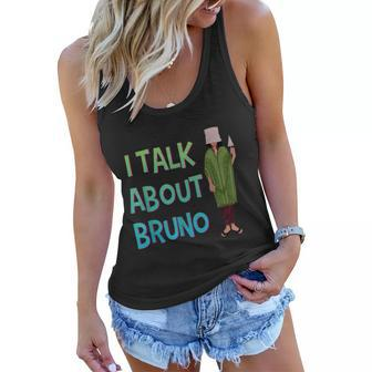 I Talk About Bruno Funny Kids Music Women Flowy Tank - Monsterry CA