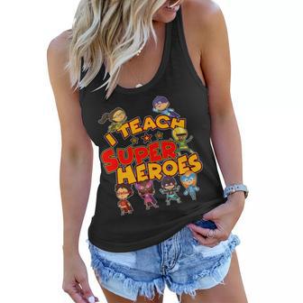 I Teach Superheroes Tshirt Women Flowy Tank - Monsterry AU