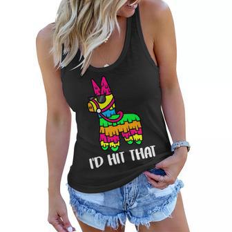 Id Hit That Pinata Funny Party Tshirt Women Flowy Tank - Monsterry CA