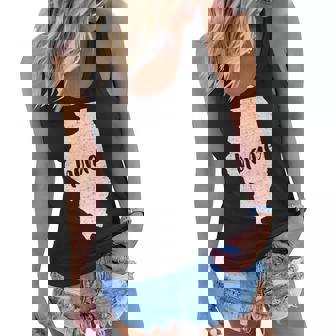 Illinois Home State T-Shirt Graphic Design Printed Casual Daily Basic Women Flowy Tank - Thegiftio