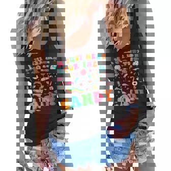 Im Just Here For The Candy Halloween Cute Lollipop Sweets Women Flowy Tank - Thegiftio