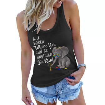 In A World Where You Can Be Kind Women Flowy Tank - Monsterry UK