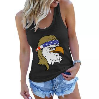 Independence 4Th Of July Usa American Flag Eagle Mullet Gift Women Flowy Tank - Monsterry UK