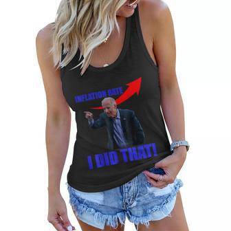 Inflation Rate Memes I Did That Funny Joe Biden Memes Women Flowy Tank - Thegiftio UK